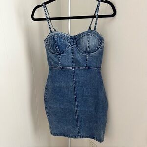 Stretch Denim Bodycon Dress | 6